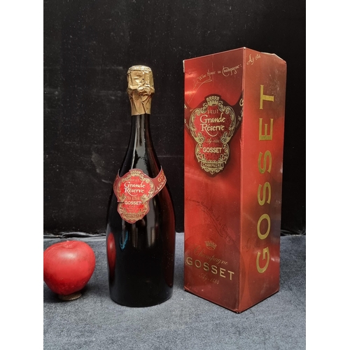 593 - A sealed 75cl Grand Reserve Brut Gosset Champagne with original presentation box. RRP: €79 on baggot... 