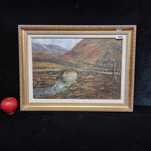 69 - Star Lot : An original oil on board painting by the artist J. W. Somerville titled 