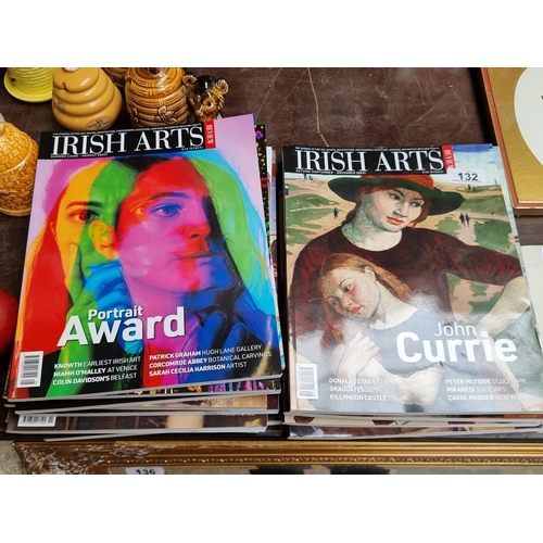 932 - Fifteen publications of the 'Irish Arts Review' magazine spanning from 2015 to 2023.