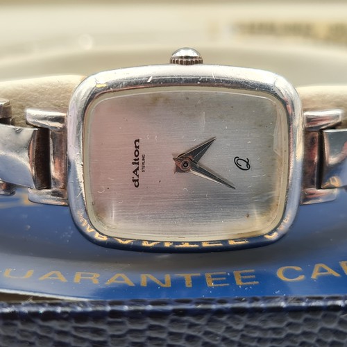 19 - A matching vintage sterling silver hallmarked set, comprising of a watch and bracelet. This fabulous... 