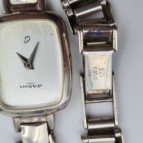 19 - A matching vintage sterling silver hallmarked set, comprising of a watch and bracelet. This fabulous... 