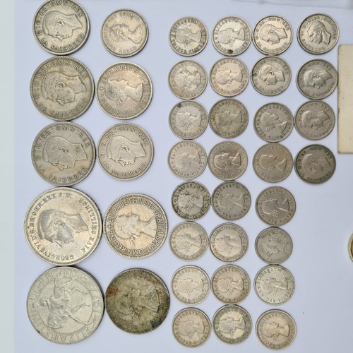 646 - A collection of pre-decimal United Kingdom , circa 1948-1970.. Together with a 50 Millennium coin of... 