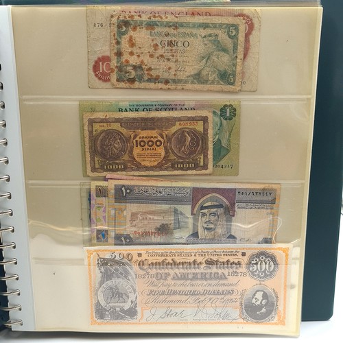 77 - Star lot : A large banknote collection including good Irish and international examples. Held in a go... 