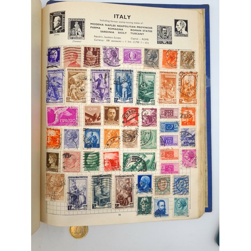 115 - A good  album containing a large collection of early postage stamps.