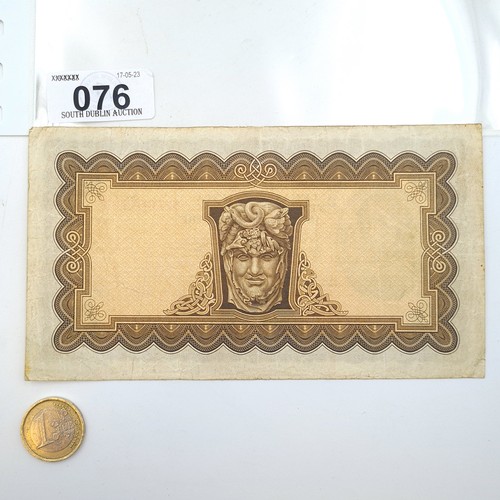 76 - Star Lot : A currency commission £5 Lady Lavery banknote dating to 7.4.1942. War code.