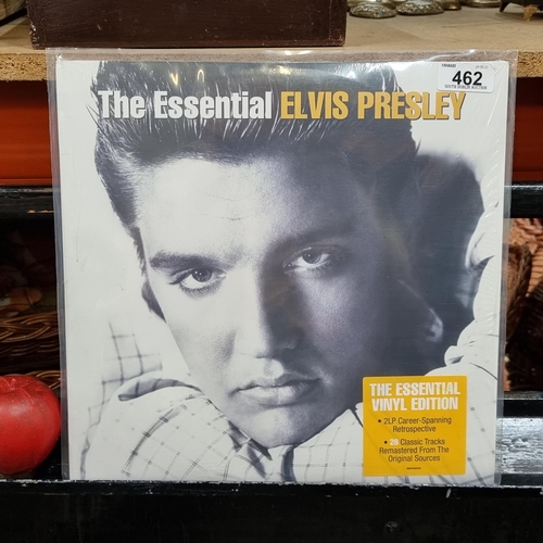 462 - A double LP vinyl album titled The Essential Elvis Presley. Featuring twenty-eight classic tracks re... 