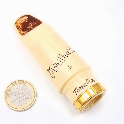 573 - A vintage and very high quality Brilhart streamline 7 tenor saxophone mouthpiece. This is a highly r... 