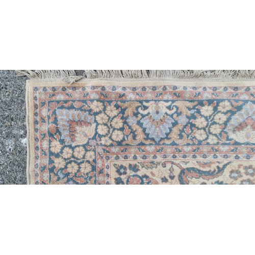 781 - A beautiful, very large 100% virgin wool carpet. A very elegant piece with a profuse pattern in mute... 