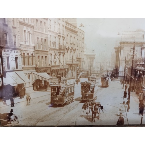 183 - A fabulous genuine antique photograph of Grafton Street featuring a view northwards showing the sout... 