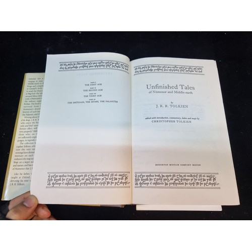 268 - A hardback collector's book in the 1st American edition titled ''Unfinished Tales of Númenor and Mid... 