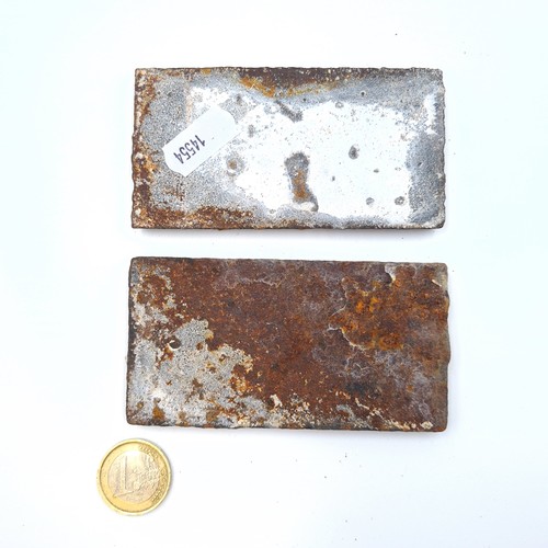36 - A pair of very interesting antique original cast metal postal and telegraph plates for An Post. Circ... 