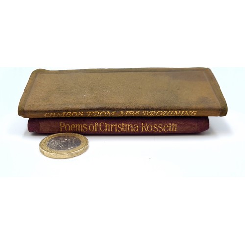 574 - Two very interesting antique miniature booklets, the first example is entitled 