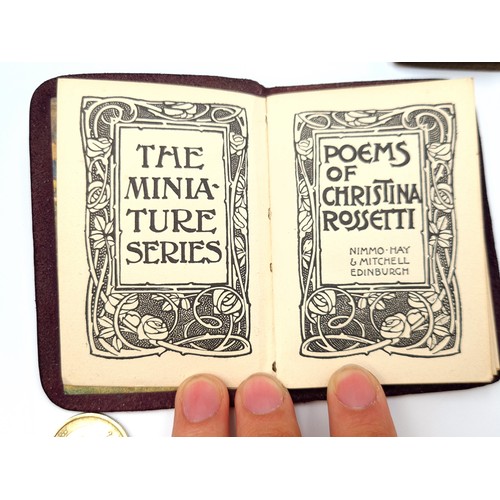 574 - Two very interesting antique miniature booklets, the first example is entitled 