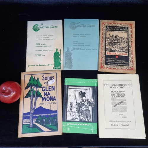 160 - A selection of six vintage pamphlets and songbooks of Irish Republican interest. Including ''Ghosts ... 