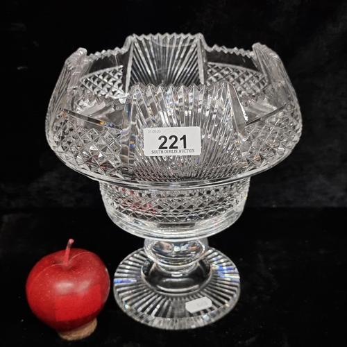 221 - Star Lot: A fabulous Waterford Crystal Prestige footed centrepiece bowl from the Heritage Collection... 