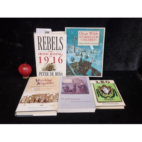 249 - Five books of Irish interest including titles such as 