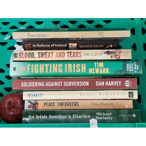 480 - Nine books of Irish military history including titles such as 