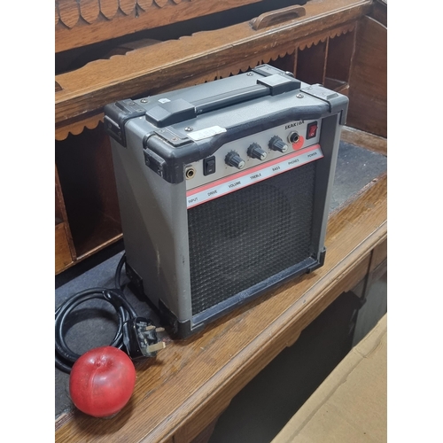 489 - A SoundKing guitar amplifier model: SKAK10A, with 220V-240V-50Hz input power and a three-pronged plu... 