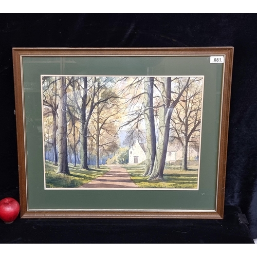 81 - Star Lot: A beautiful original watercolour on paper painting titled 