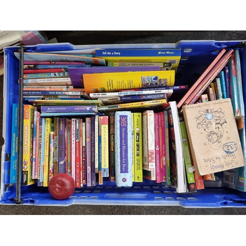 716 - A box containing a huge number of childrens books including 