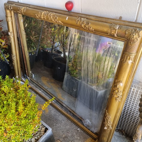 692 - Star Lot : A Fabulous Georgian incredibly large ornate overmantel mirror with elaborate foliate and ... 