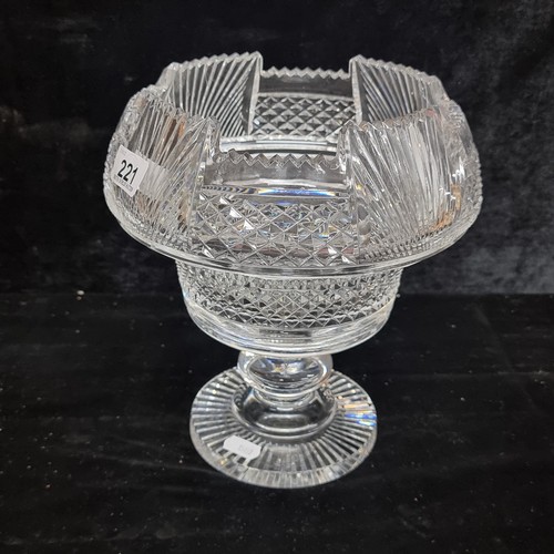 221 - Star Lot: A fabulous Waterford Crystal Prestige footed centrepiece bowl from the Heritage Collection... 