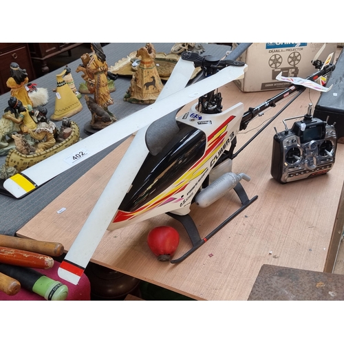 402 - Star Lot: A large Kyosho RC helicopter 