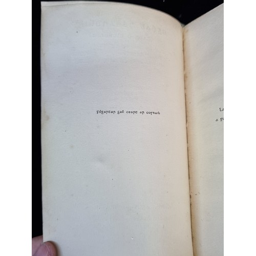 157 - A hardback first edition book titled Sgéal Sheandúin by the author Diramuid Ó' Murchadha and Toirdhe... 