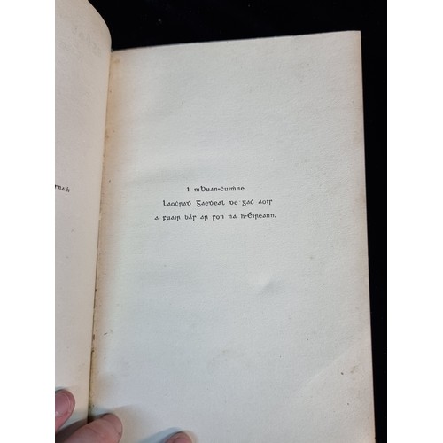 157 - A hardback first edition book titled Sgéal Sheandúin by the author Diramuid Ó' Murchadha and Toirdhe... 