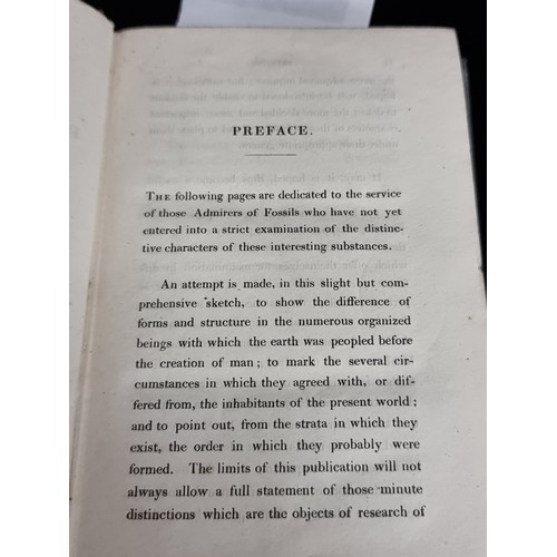 305 - A fabulous antique hardback book titled 'An Introduction to The Study of Fossil Organic Remains' by ... 