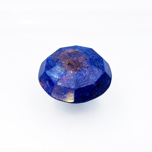 429 - Star Lot : A large and brilliant cut natural blue sapphire stone of a generous 86.6 carats. Comes wi... 