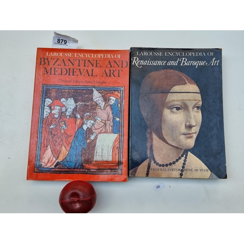 879 - Two books of artistic interest from the Larousse Encyclopedia series including 'Byzantine and Mediev... 