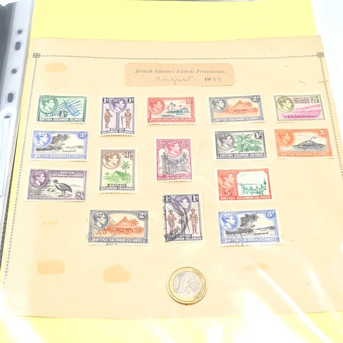 36 - An assorted and organised mounted collection of British commonwealth high value stamps. This collect... 