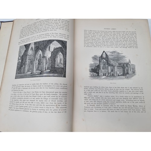 877 - Star Lot - An antique hardback book titled 'The Ruined Abbeys of Britain' by Frederick Ross, F.R.H.S... 