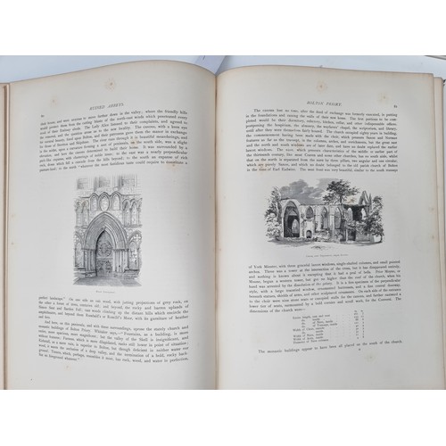 877 - Star Lot - An antique hardback book titled 'The Ruined Abbeys of Britain' by Frederick Ross, F.R.H.S... 