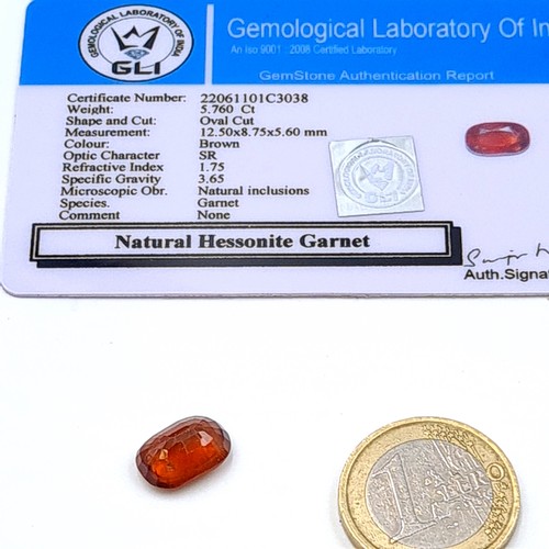 842 - Two certified gem stones, comprising of a pretty natural Ruby of a large 10.65 carats. Together with... 