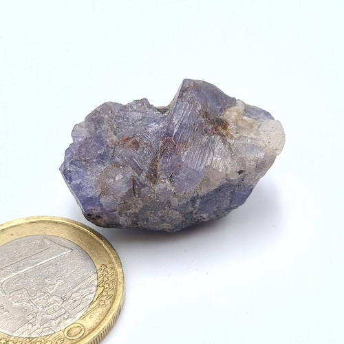 849 - A natural certified Tanzanite of 80.30 carats. If you wanted to practice cutting and polished stones... 