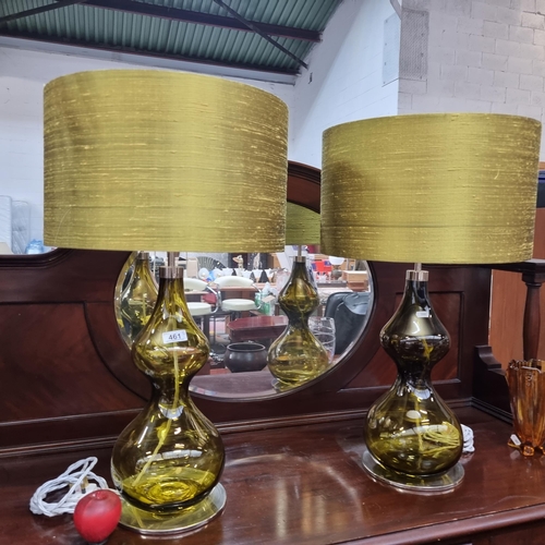 Star Lot A very stylish pair of tall, large table lamps in the