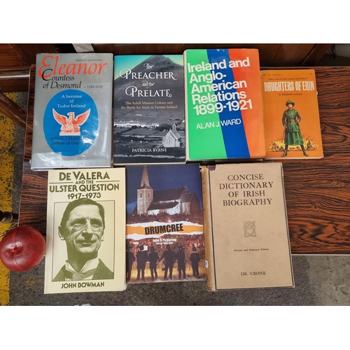 924 - A selection of seven books of Irish interest. Including ''DeValera and the Ulster Question'' and ''I... 