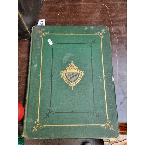 932 - Star Lot: A fabulous antique hardback book titled 