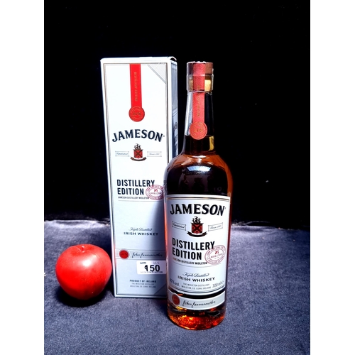 950 - A sealed 70cl bottle of Jameson distillery edition Irish Whiskey in presentation box.