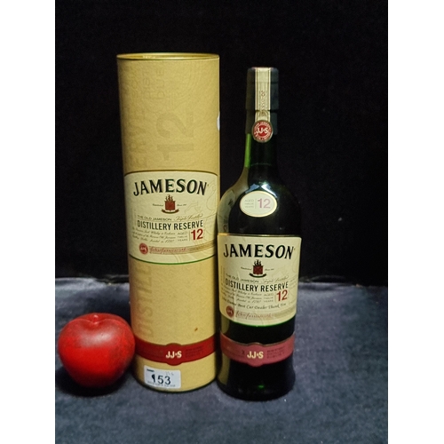 953 - A sealed 70cl bottle of Jameson Distillery Reserve aged 12 years Whiskey in presentation case.