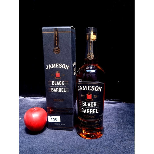 956 - A sealed 70cl bottle of Jameson Black barrel triple distilled Irish whiskey in presentation box.