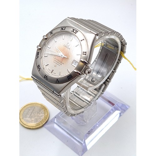 2 - Star lot : A fine example of a Swiss made Omega co-axial constellation automatic  wrist watch, numbe... 