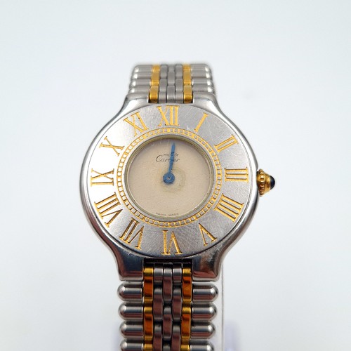 10 - A truly beautiful vintage Cartier ladies wrist watch, circa 1990. Model number: 1330. This very eleg... 