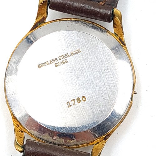 44 - A fine example of a Swiss made vintage Liga Antimagnetic Mechanical Mens Wrist Watch. Featuring a go... 