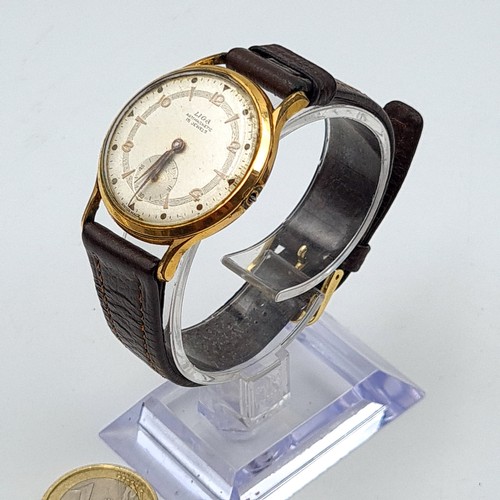 44 - A fine example of a Swiss made vintage Liga Antimagnetic Mechanical Mens Wrist Watch. Featuring a go... 