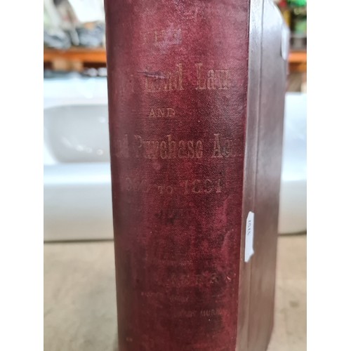 916 - A fabulous, very large hardback antique book titled 