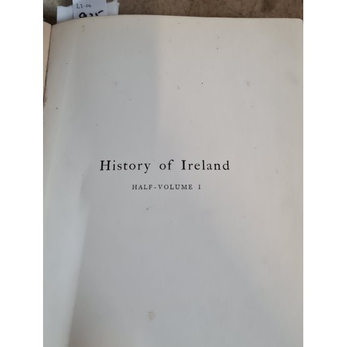 925 - A complete set of six volumes of ''History of Ireland'' books by the Reverend E.A Dalton. Published ... 