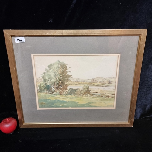 68 - Star Lot : A lovely original watercolour on paper painting by the Belfast artist Theodore James Grac... 